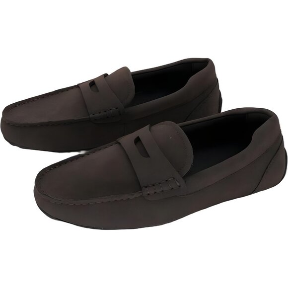 Alfani Marco Penny Driver Slip-On Loafers Brown Mens Casual Comfort 8M - Picture 2 of 6